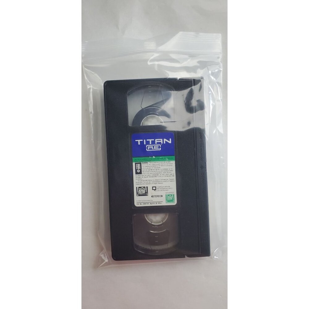 Titan A.E. VHS Tape 2000 - 20th Century Fox Home Entertainment